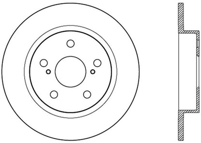 StopTech 11-13 Scion tC Rear Slotted Left Sport Brake Rotor