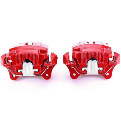 Power Stop 2006 BMW 330i Front Red Calipers w/Brackets - Pair