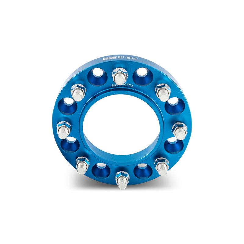 Mishimoto Borne Off-Road Wheel Spacers - 8X170 - 125 - 25mm - M14 - Blue