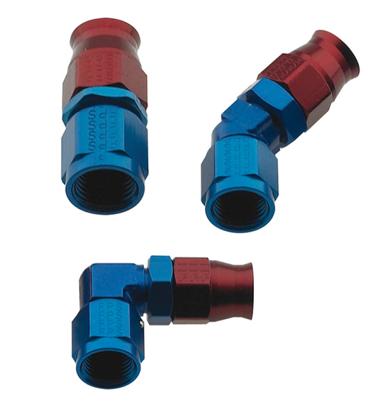 Fragola -3AN 90 Degree Hose End - Alum