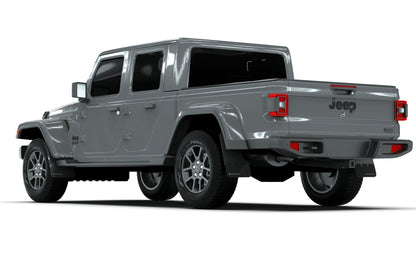 Rally Armor 19-24 Jeep JT Gladiator (Mojave/Rubicon) Black Mud Flap w/Army Green Logo