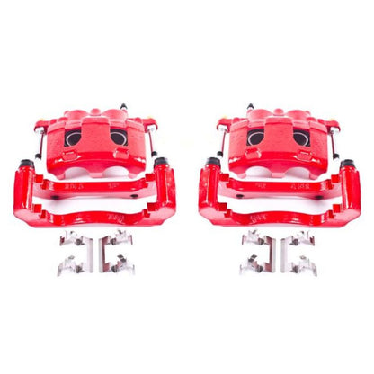 Power Stop 06-11 Buick Lucerne Front Red Calipers w/Brackets - Pair