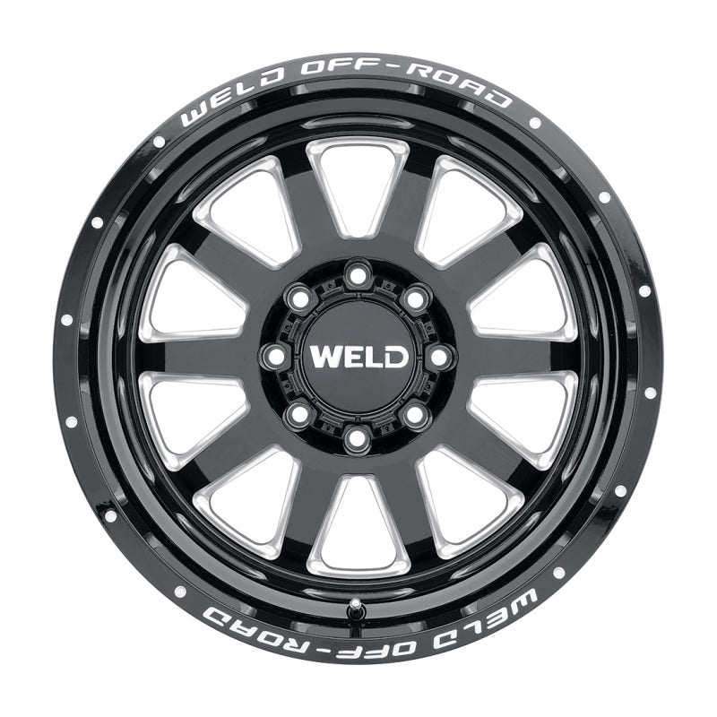 Weld Off-Road W102 20X10 Stealth 5X139.7 5X150 ET-18 BS4.75 Gloss Black MIL 110.2