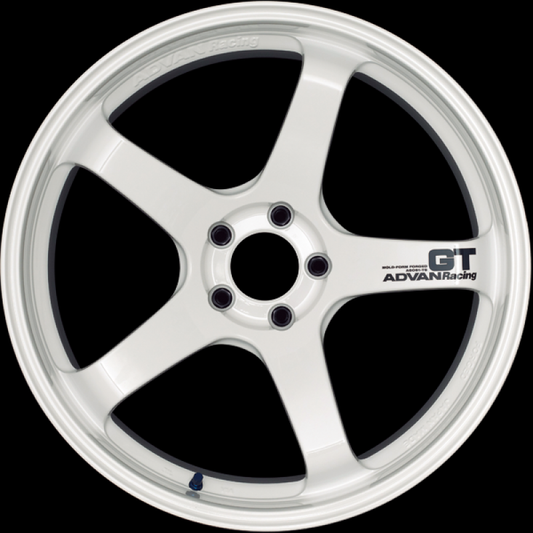 Advan GT Premium Version 19x9.5 +22 5x112 Racing White Wheel