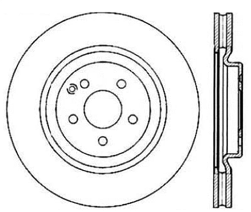 StopTech Drilled Sport Brake Rotor