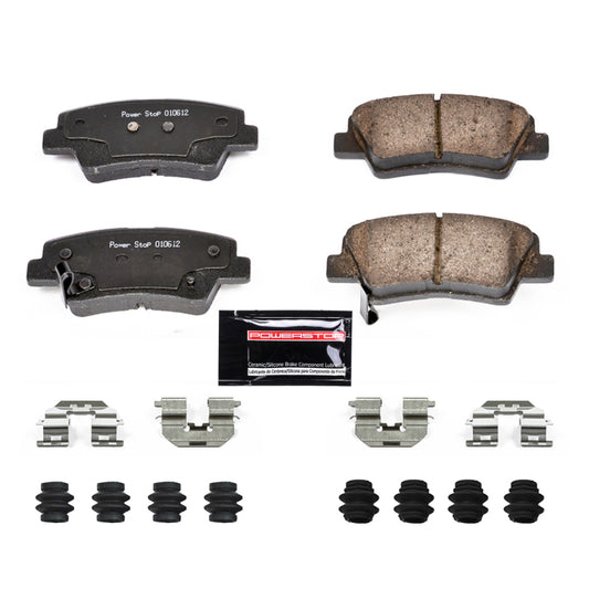 Power Stop 12-19 Hyundai Accent Rear Z23 Evolution Sport Brake Pads w/Hardware