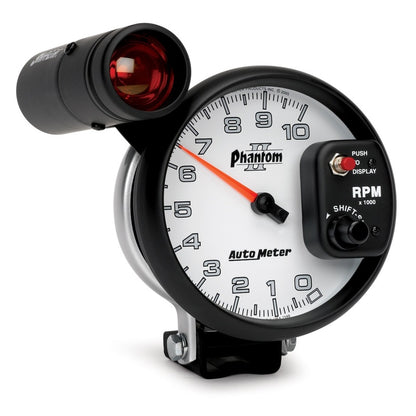 Autometer 5 inch Pedestal Mount 10000 RPM Shift-Lite Tachometer