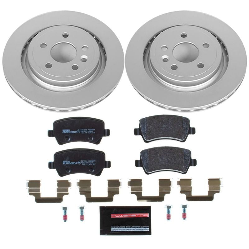 Power Stop 11-18 Volvo S60 Rear Euro-Stop Brake Kit