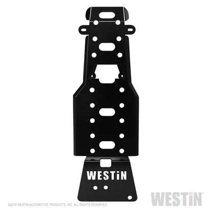 Westin/Snyper 07-11 Jeep Wrangler Transmission Pan Skid Plate - Textured Black