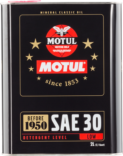 Motul Classic SAE 30 Oil - 6x2L