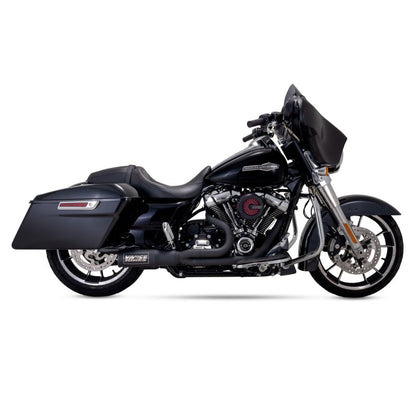Vance & Hines HD  Touring 17-22 HO 2-1 Black Full System Exhaust