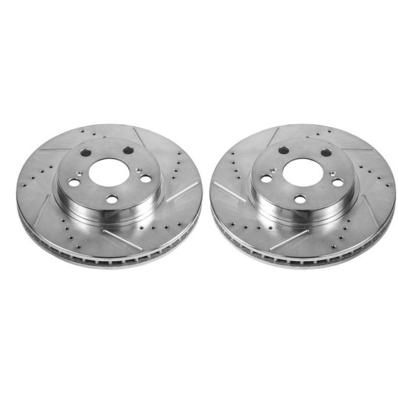 Power Stop 11-17 Lexus CT200h Front Evolution Drilled & Slotted Rotors - Pair