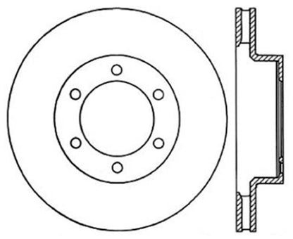 Stoptech 03-09 Toyota 4Runner / 05-14 Toyota FJ Cruiser Front Performance Cryo Brake Rotor