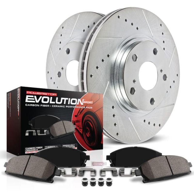 Power Stop 97-01 Acura Integra Rear Z23 Evolution Sport Brake Kit