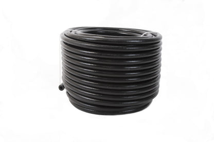 Aeromotive PTFE SS Braided Fuel Hose - Black Jacketed - AN-06 x 12ft