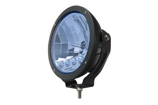 Putco HID Off Road Lamp w/4 LED DayTime Running Lights - 9in Black Housing w/ Blue Tinted Lens