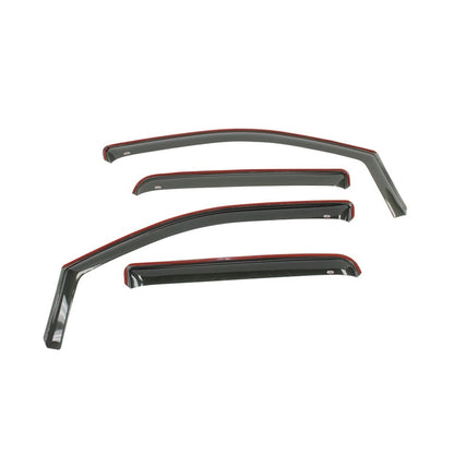Westin 2007-2018 Toyota Tundra Crew Max In-Channel Wind Deflector 4pc - Smoke