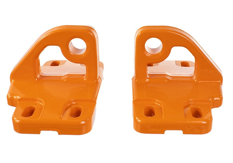 Ford Racing 2021+ Bronco Front Bumper Tow Hooks - Orange (Pair)