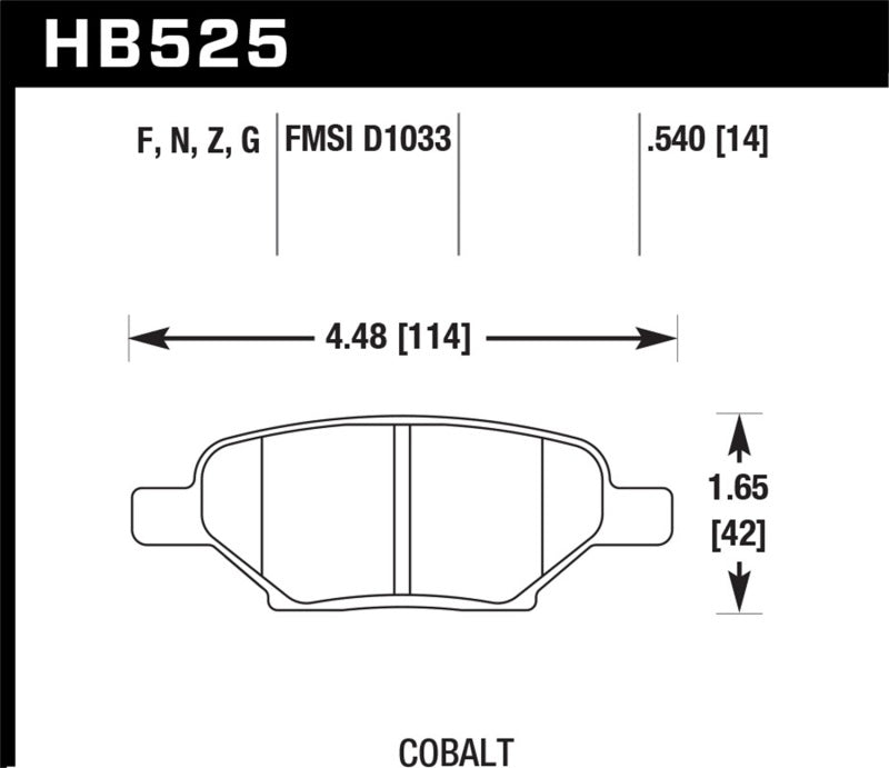 Hawk HP+ Street Brake Pads