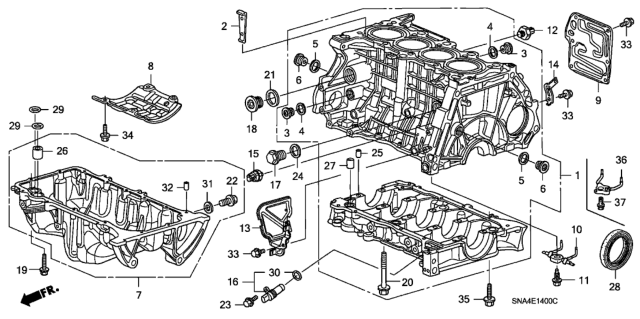 Honda - Crank Sensor Assembly