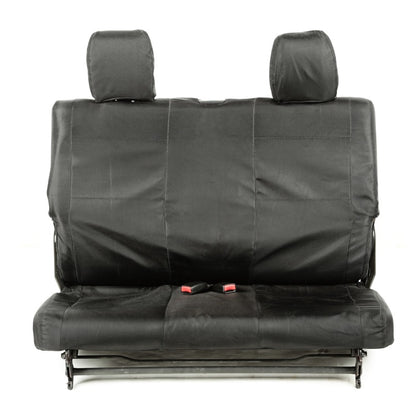 Rugged Ridge Ballistic Seat Cvr Rear Black 840D 07-10 JK 2Dr
