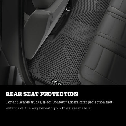 Husky Liners 17-22 Nissan Rogue Sport X-Act Contour Black Floor Liners (2nd Seat)