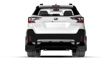 Rally Armor 20-25 Subaru Outback White UR Mud Flap w/Black Logo