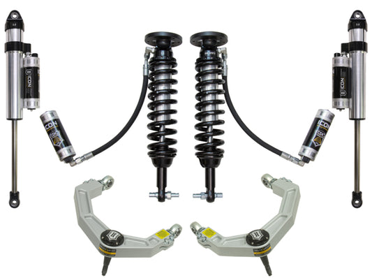ICON 2015+ Ford F-150 2WD 1.75-3in Stage 5 Suspension System w/Billet Uca