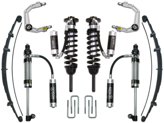 ICON 05-15 Toyota Tacoma 0-3.5in/16-17 Toyota Tacoma 0-2.75in Stg 10 Suspension System w/Billet Uca