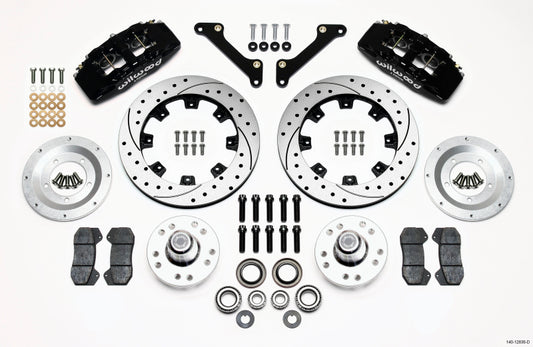 Wilwood Dynapro 6 Front Hub Kit 12.19in Drilled 79-81 Camaro