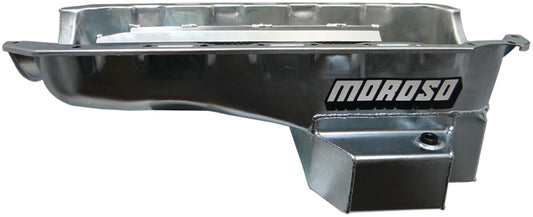 Moroso Chevrolet Big Block Mark IV/GM A Body Road Race Baffled Wet Sump 6.5qt 8in Steel Oil Pan