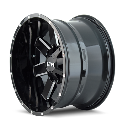 ION Type 141 18x9 / 6x120 BP / 18mm Offset / 78.1mm Hub Gloss Black Milled Wheel