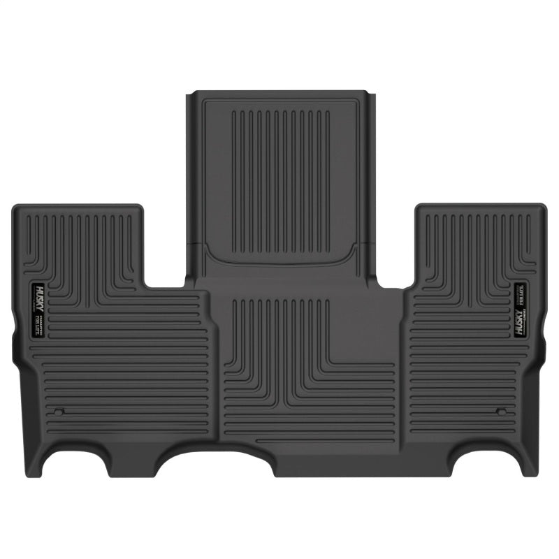 Husky Liners 2022 Jeep Grand Wagoneer WeatherBeater 2nd Seat Black Floor Liners