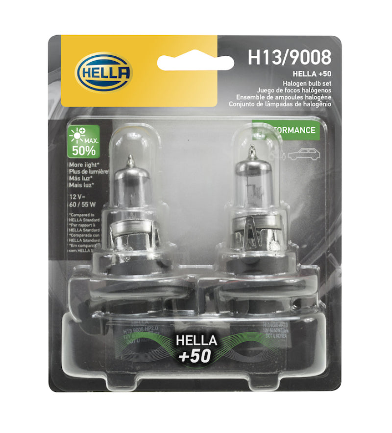 Hella Bulb H13 12V 60/55W P264T T4 +50 (2)