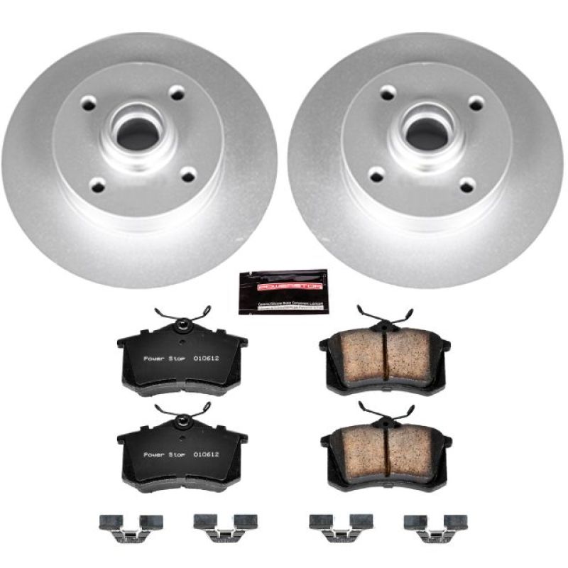 Power Stop 99-02 Volkswagen Cabrio Rear Z23 Evolution Sport Coated Brake Kit