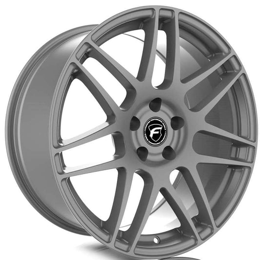 Forgestar F14 Drag 18x5.0 / 5x120 BP / ET-23 / 2.125in BS Gloss Anthracite Wheel