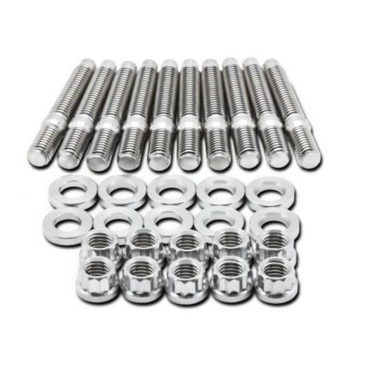 BLOX Racing - SUS303 Stainless Steel Intake Manifold Stud Kit M8 x 1.25mm 55mm in Length - 8-piece