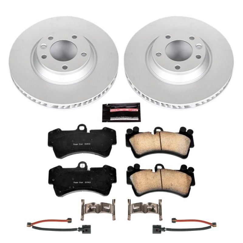 Power Stop 07-15 Audi Q7 Front Z23 Evolution Sport Coated Brake Kit