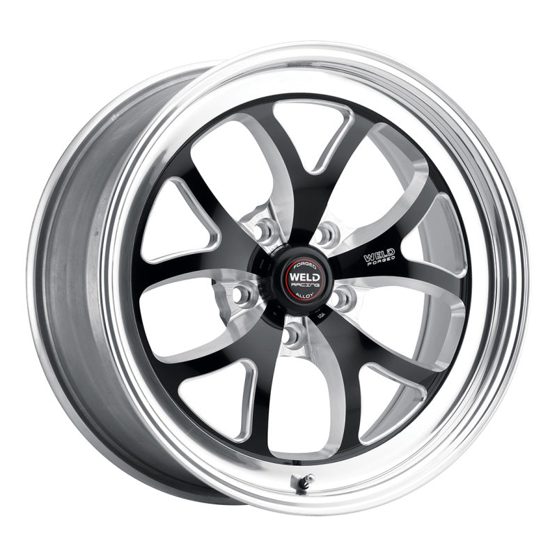 Weld S76 15x8.33 / 5x4.75 BP / 4.5in. BS Black Wheel (Low Pad) - Non-Beadlock