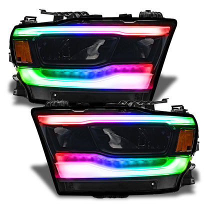 Oracle 19-21 Dodge RAM 1500 RGB+W Headlight DRL Kit- Reflector LED Headlights - 2 SEE WARRANTY