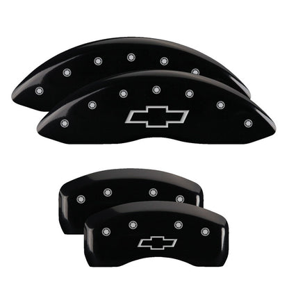 MGP 4 Caliper Covers Engraved Front & Rear With out stripes/Dart Yellow finish black ch