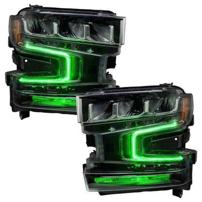 Oracle 19-21 Chevy Silverado 1500 RGB+W Headlight DRL  Kit - ColorSHIFT w/o Controller SEE WARRANTY