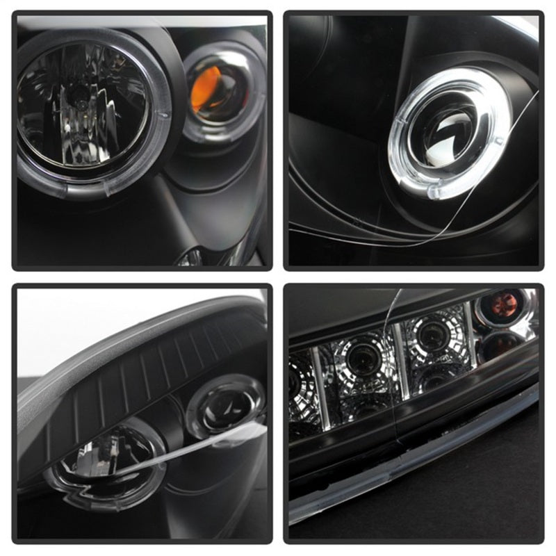 Spyder Dodge Ram 1500 06-08/Ram 2500 06-09 Projector Headlights LED Halo LED Blk PRO-YD-DR06-HL-BK