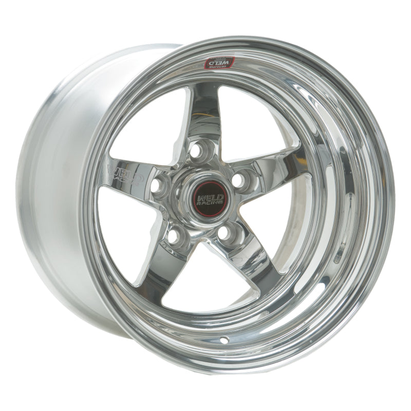 Weld S71 15x12.33 / 5x4.75 BP / 3.5in. BS Polished Wheel (Medium Pad) - Non-Beadlock