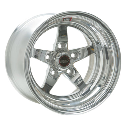 Weld S71 15x3.5 / 5x4.75 BP / 1.63in. BS Polished Wheel (Low Pad) - Non-Beadlock