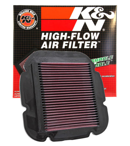 K&N 02-10 Suzuki DL 1000 V-Strom/04-12 DL650 V-Strom / 04-05 Kawasaki KLV1000 Replacement Air Filter