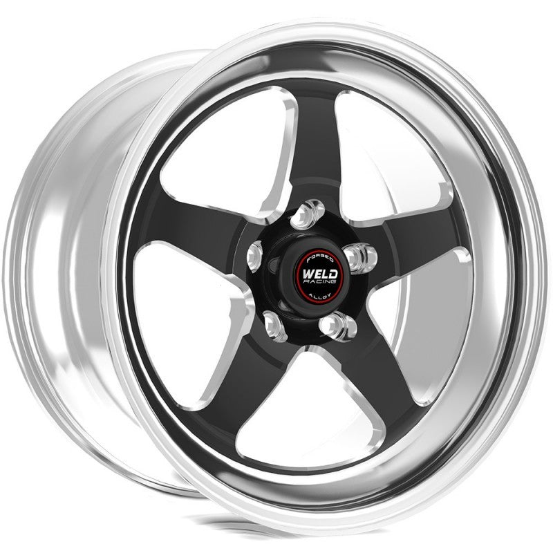 Weld S71 17x9 / 5x5 BP / 6.2in BS (30mm Offset) 3.18in ID Black Wheel (High Pad) -  Single Beadlock