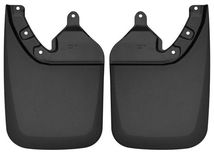Husky Liners 2016 Toyota Tacoma w/ OE Fender Flares Custom Molded Rear Mud Guards - Black