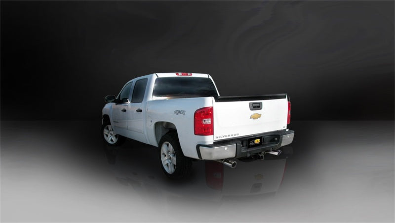 Corsa 2009-2013 Chevrolet Silverado Reg. Cab/Std. Bed 1500 4.8L V8 Polished Sport Cat-Back Exhaust