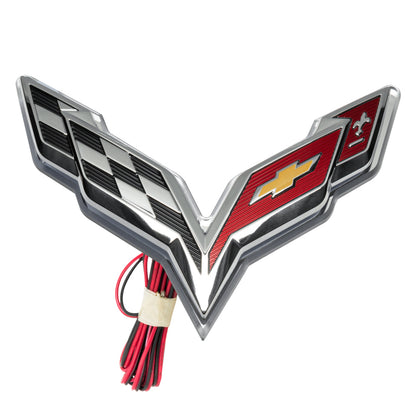 Oracle Corvette C7 Rear Illuminated Emblem - Aqua SEE WARRANTY